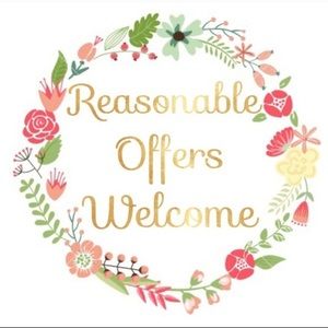 I accept reasonable offers! Please be considerate!